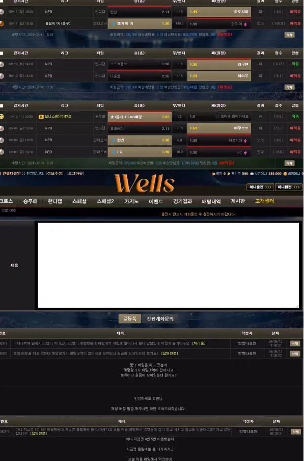 먹튀사이트 (웰스 WELLS 사이트)