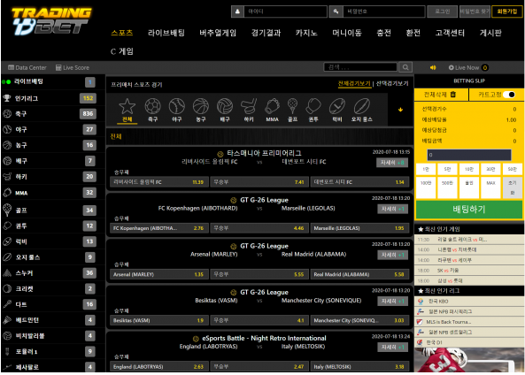 토토사이트 (트레이딩벳 TRADING BET 사이트)