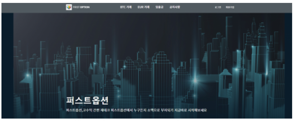 토토사이트 (퍼스트옵션 FIRST OPTION 사이트)