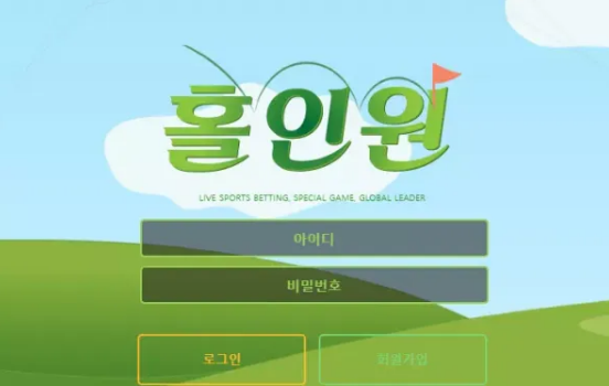 먹튀사이트 (홀인원 HOLEINONE 사이트)