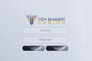 먹튀사이트 (텐베거 TENBAGGER 사이트)